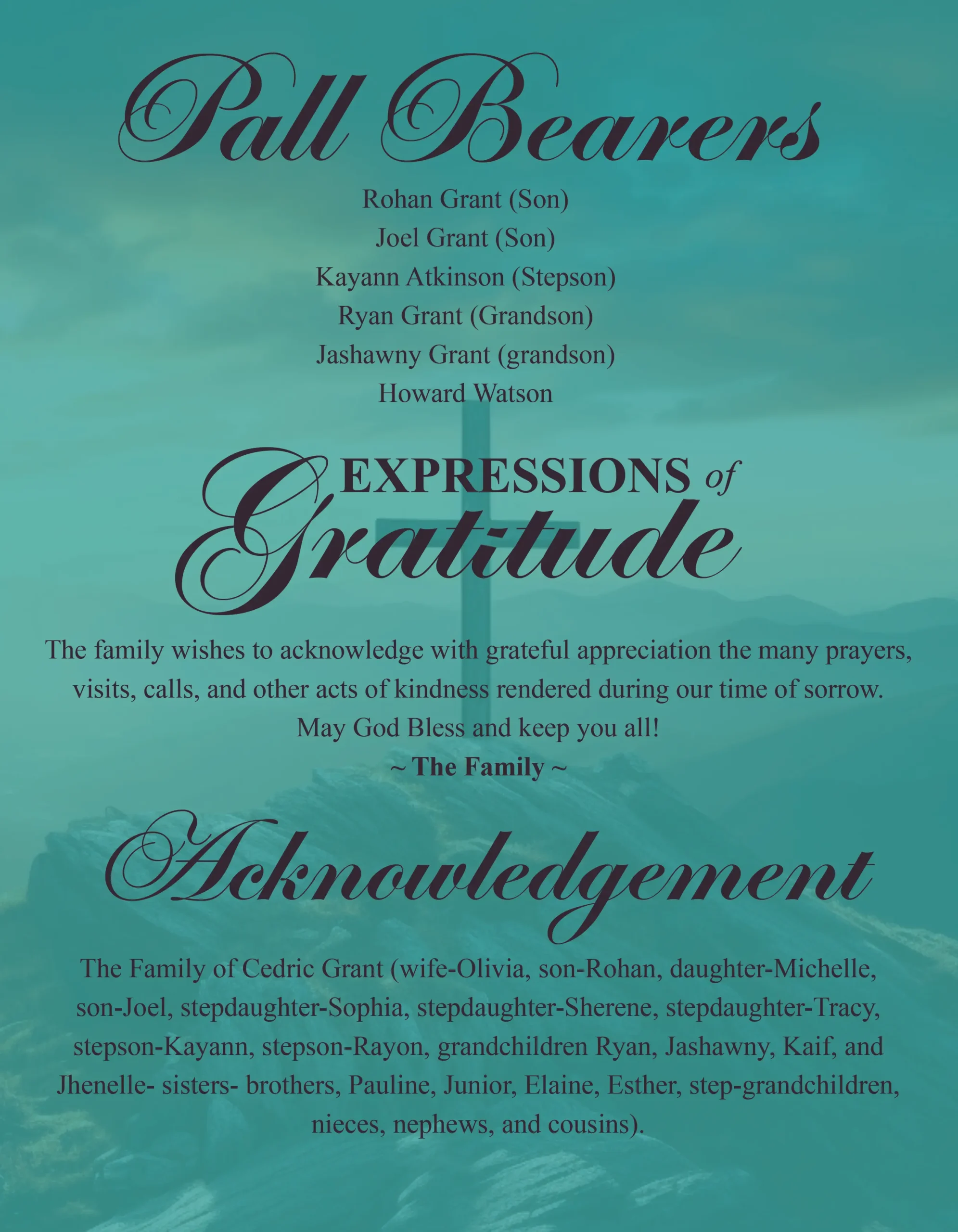 12 Page Funeral Program Booklet - Image 13