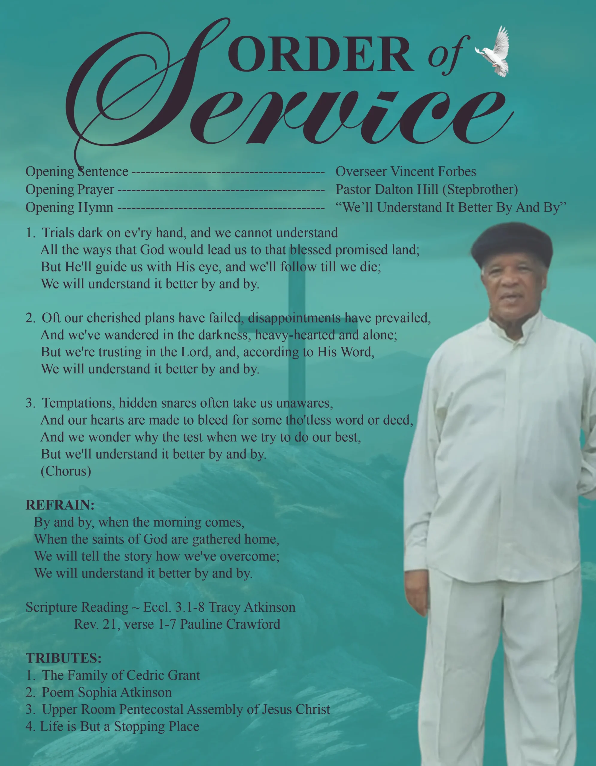 12 Page Funeral Program Booklet - Image 4