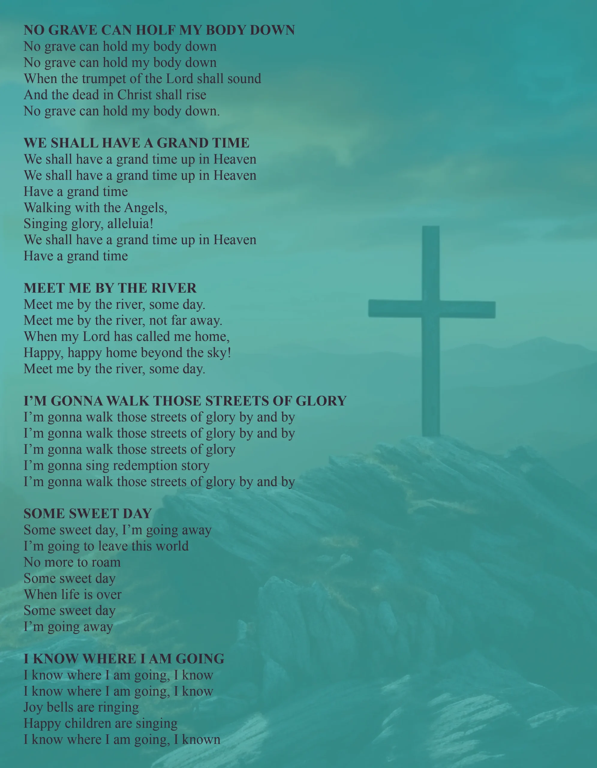 12 Page Funeral Program Booklet - Image 5
