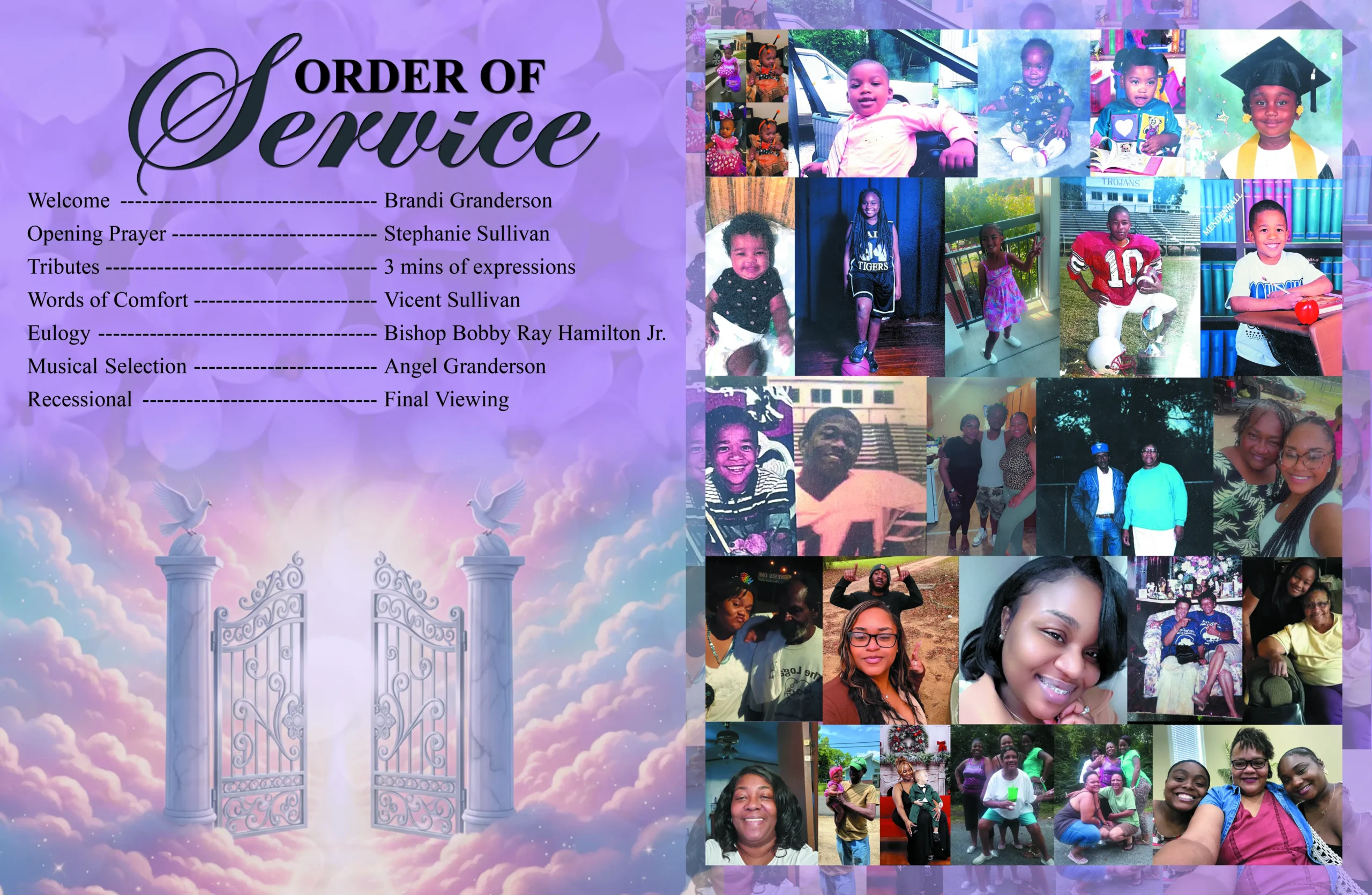 Celebration of Life Booklet | 8 Page Memorial Program - Image 3