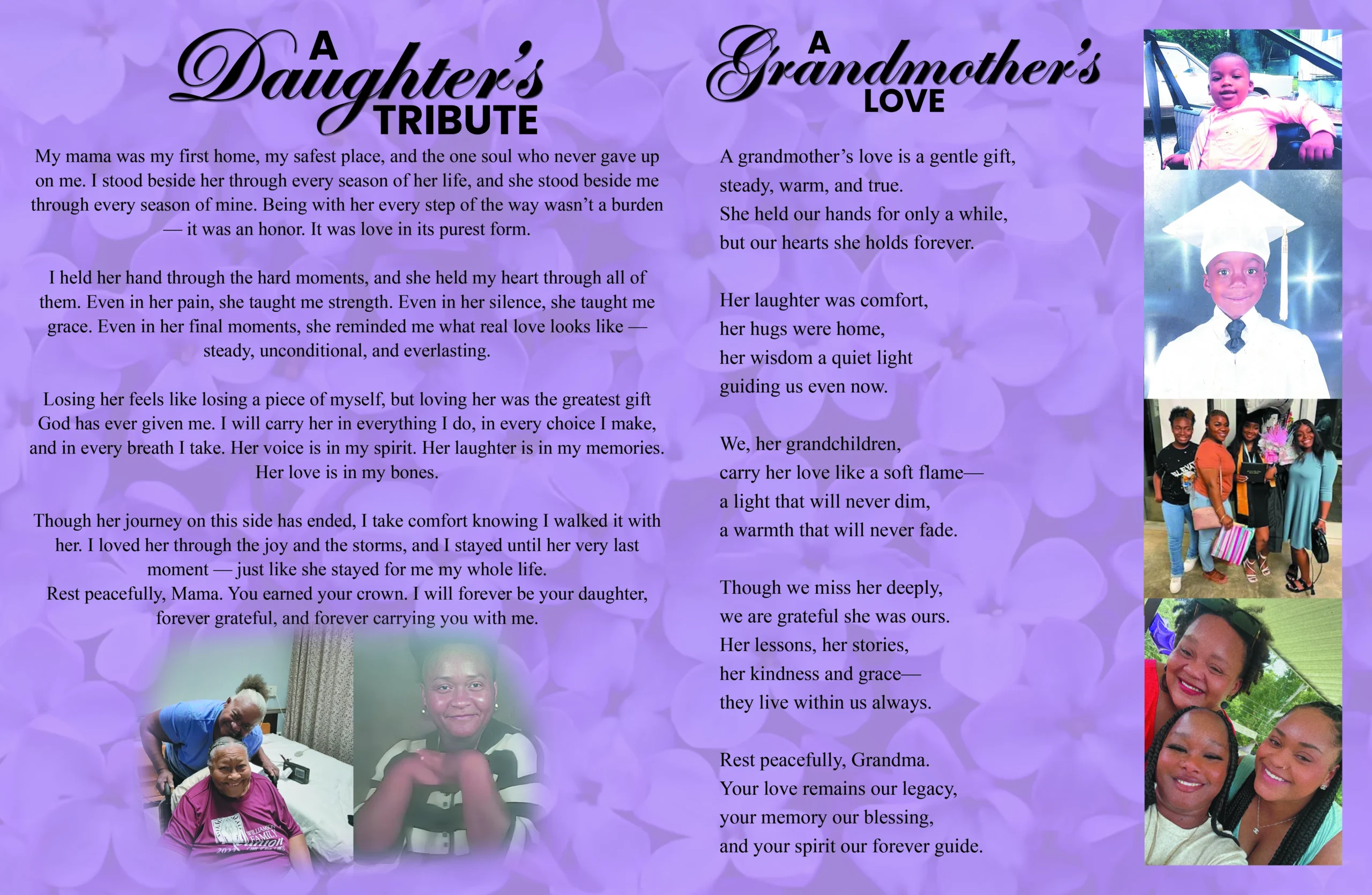 Celebration of Life Booklet | 8 Page Memorial Program - Image 5