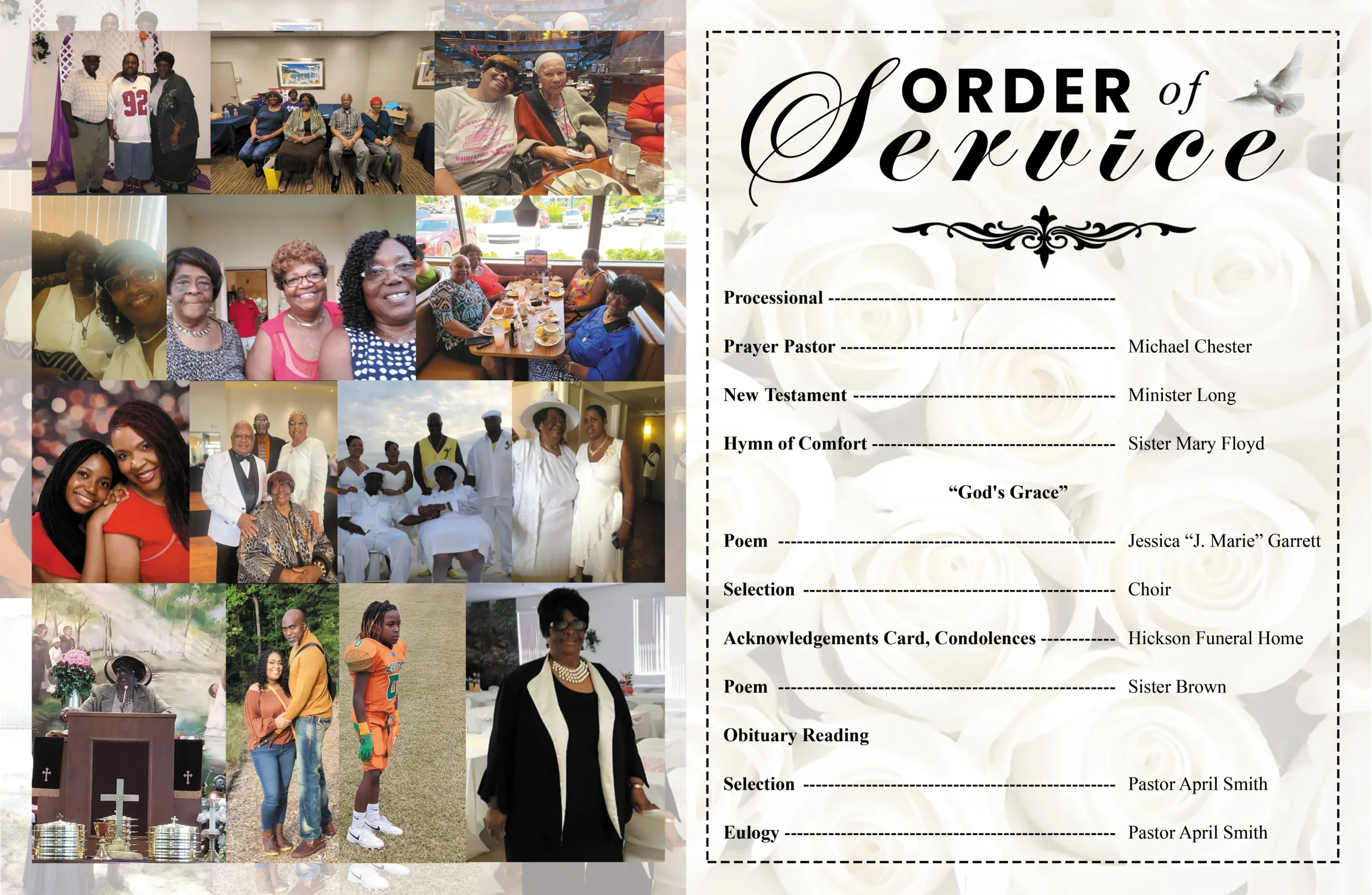 Funeral Order of Service | 8 Page Memorial Booklet - Image 4